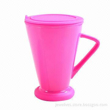Best design silicone cup lid cover with handle